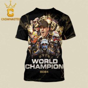 Max Verstappen The Formula 1 World Champion 2024 Las Vegas GP F1 Oracle Red Bull Racing All Over Print T-Shirt