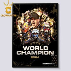 Max Verstappen The Formula 1 World Champion 2024 Las Vegas GP F1 Oracle Red Bull Racing Home Decor Poster Canvas