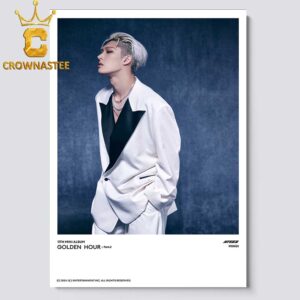 Mingi ATEEZ Golden Hour Part 2 Album Photo For Ver 11th Mini Album Home Decor Poster Canvas