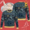 Zoro One Piece Christmas Holiday Green Ugly Sweater