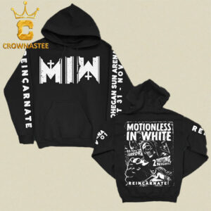 Motionless In White 10 Years Of Terror Reincarnate Anniversary All Over Print Hoodie