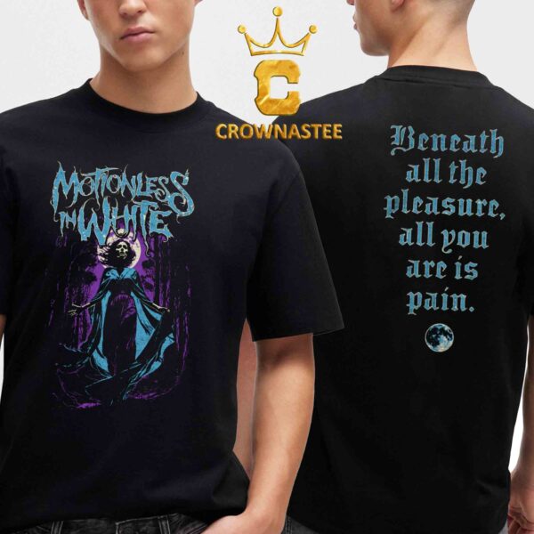 Motionless In White Contemptress Beneath All The Pleasure All You Are Is Pain Two Sided T-Shirt