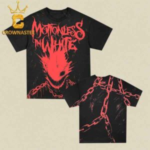 Motionless In White Red I Will Be Unstoppable Reincarnate 10 Year Anniversary 2024 All Over Print T-Shirt