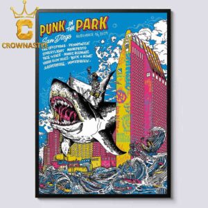 Punk In The Park San Diego CA 2024 On November 16th Home Decor Poster Canvas Crown