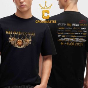 Reload Festival 2025 20 Years Welcome Home From 14 To 16 August Lineup Two Sided T-Shirt