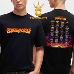 Rockville Rock Festival Daytona Beach Floridal 2025 On November 15th 18th Lineup Two Sided T-Shirt