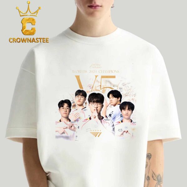 SKT T1 League Of Legends Worlds 2024 Champions Classic T-Shirt