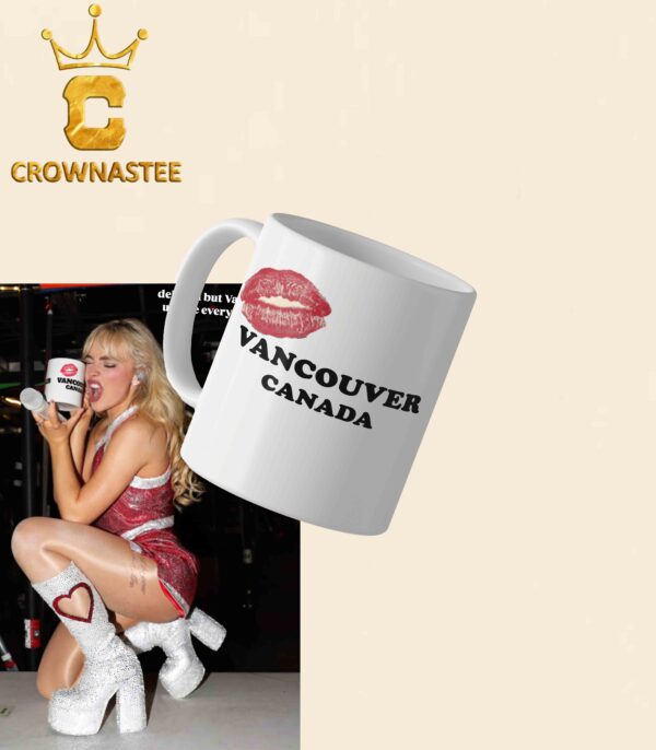 Sabrina Carpenter Vancouver Canada 2024 Short N Sweet Tour Ceramic Mug Cup