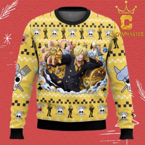 Sanji One Piece Christmas Holiday Ugly Sweater