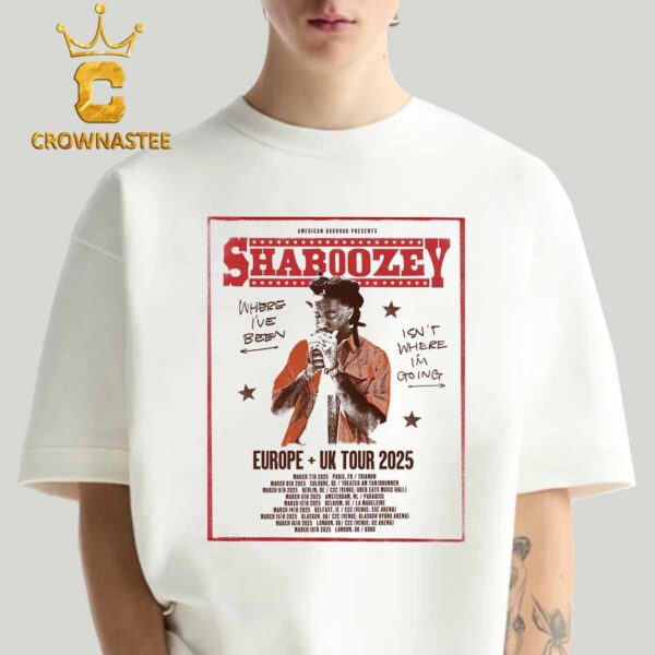 Shaboozey Europe UK Tour 2025 Dates Schedule Classic T-Shirt