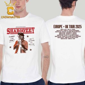 Shaboozey Europe UK Tour 2025 Dates Schedule Two Sided T-Shirt