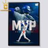 Shohei Ohtani Los Angeles Dodgers MVP 2024 National League MLB Home Decor Poster Canvas