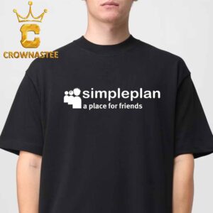 Simple Plan A Place For Friends Myspace Throw Back Classic T-Shirt Hoodie Tank Top Sweater Hoodie