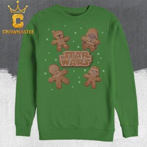 Star Wars Gingerbread Cookie Christmas Holliday Ugly Sweater Hoodie T-Shirt