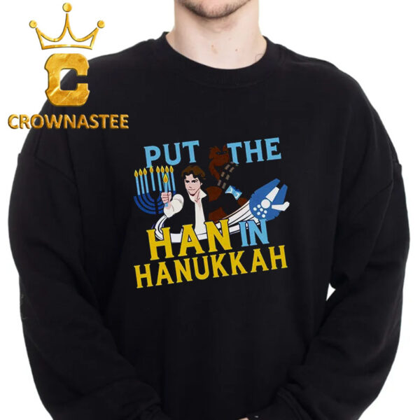 Star Wars Han In Hanukkah Christmas Holiday Ugly Sweater Hoodie T-Shirt