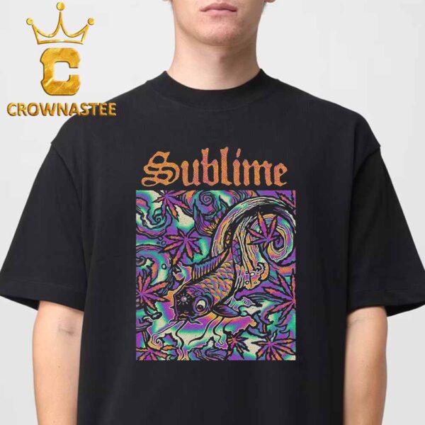 Sublime Psychedelic Fish Classic T-Shirt Sweater Hoodie