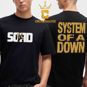 System Of A Down Gold Hand Two Sided T-Shirt Sweater Hoodie