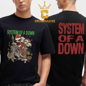 System Of A Down Mushroom People Christmas Holiday Two Sided T-Shirt Hoodie Sweater