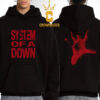 System Of A Down Old English Two Sided Hoodie Sweater T-Shirt