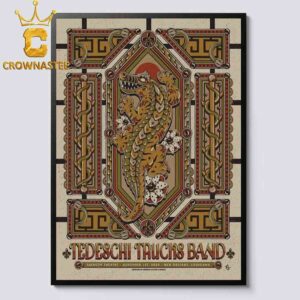 Tedeschi Trucks Band New Orleans Louisiana 2024 Saenger Theater On November 1st Home Decor Poster Canvas