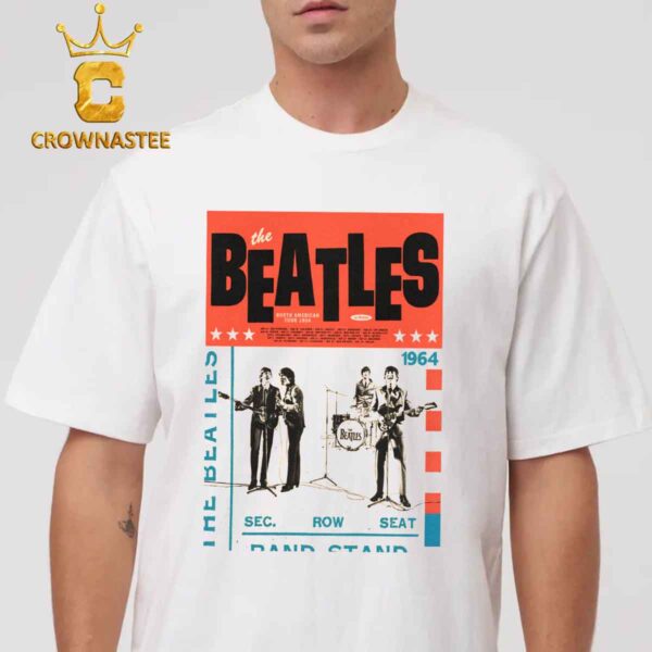 The Beatles 60th Anniversary North American Tour 1964 The Beatles In Person Classic T-Shirt