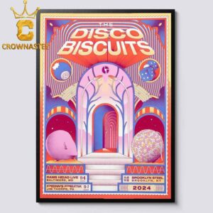 The Disco Biscuits Baltimore MD Jim Thorpe PA Brooklyn NY From November 6th To 9th Home Decor Poster Canvas