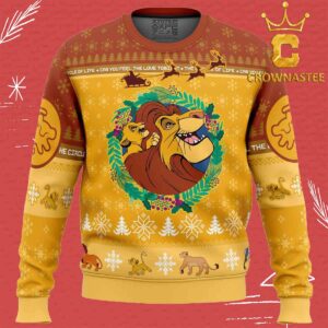 The Lion King Disney Christmas Holiday Gift Ugly Sweater