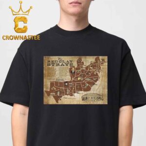 The Red Clay Strays Way Too Long Tour Dates Schedule Vintage T-Shirt