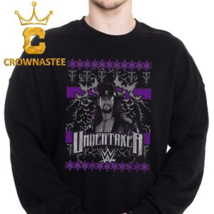 The Undertaker Mark Calaway WWE Christmas Holiday Ugly Sweater Hoodie T-Shirt