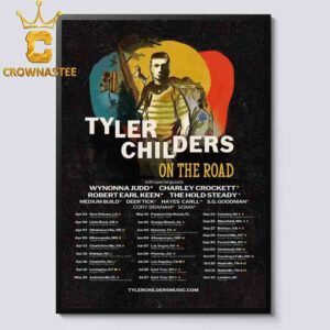 Tyler Childers On The Road 2025 Tour Dates Schedules Home Decor Poster Canvas