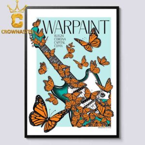 Warpaint Corona Capital CMDX On November 15th 2024 Home Decor Poster Canvas