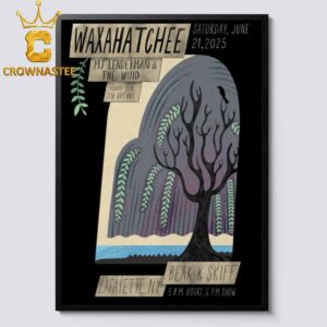 Waxahatchee Lafayette NY 2025 On June 21st Home Decor Poster Canvas