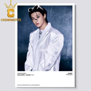 Wooyoung ATEEZ Golden Hour Part 2 Album Photo For Ver 11th Mini Album Home Decor Poster Canvas