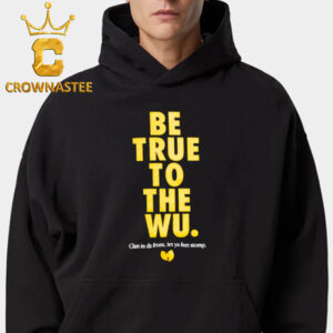 Wu Tang Be True To The Wu Clan In Da Front Let Ya Feet Stomp Classic Hoodie