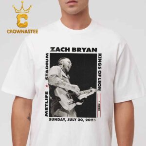 Zach Bryan Kings Of Leon Metlife Stadium 2025 NJ New York City On July 20th Classic T-Shirt