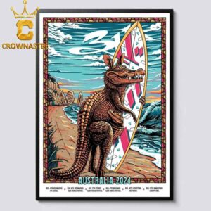 311 Band Australia 2024 Tour Jakata Melbourne Brisbane Sydney Newstead Moore Park Home Decor Poster Canvas