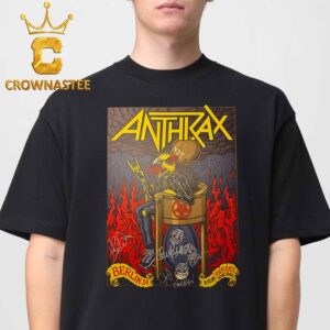 Anthrax Berlin DE 2024 Urban Eats Music Hall On December 8th Classic T-Shirt