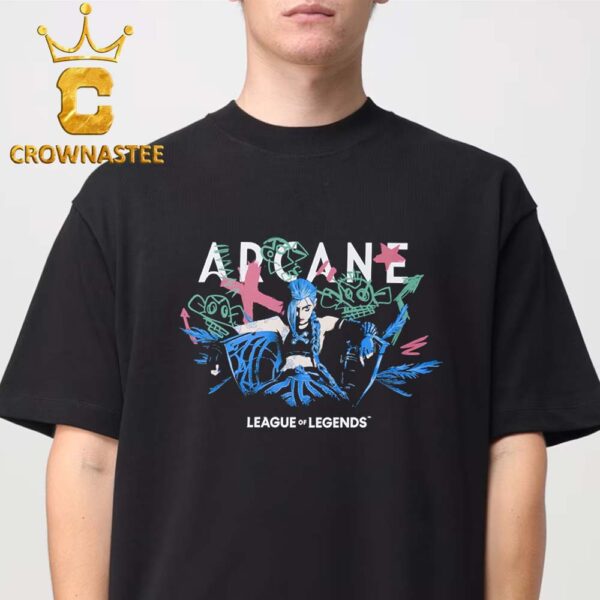 Arcane League Of Legends x Uniqlo Classic T-Shirt Hoodie Sweater