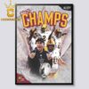 Arizona State Sun Devils 2024 Big 12 Football Conference Champions Home Decor Poster Canvas