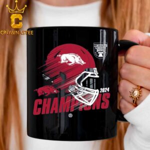 Arkansas Razorbacks Football 2024 Liberty Bowl Champions Ceramic Mug Cup