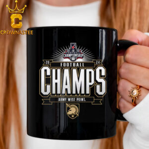 Army Black Knights 2024 AAC Football Conference Champions Army West Point Football Ceramic Mug Cup