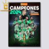 Atletico Nacional 2024 Campeones Copa Colombia 34 Veces Vamos Todos Juntos Inalca Nzables Home Decor Poster Canvas