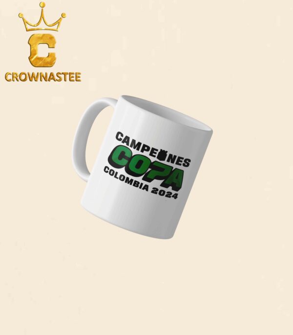 Atletico Nacional Camiseta Campeon Copa 2024 INALCA NZABLES 34 Veces Campeon Ceramic Mug Cup