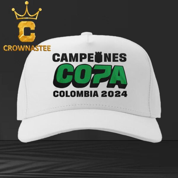 Atletico Nacional Camiseta Campeon Copa 2024 INALCA NZABLES 34 Veces Campeon Classic Hat Cap