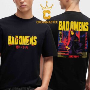 Bad Omens Samurai Woman Mineral Two Sided T-Shirt