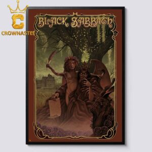 Black Sabbath Friday 13th 2024 Home Decor Poster Canvas Crown