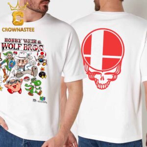 Bobby Weir And Wolf Bros New Years Run Ft. Lauderdale Florida From December 27th To 31st 2024 And January 2nd 3rd 2025 Two Sided T-Shirt