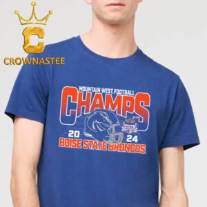 Boise State Broncos 2024 Mountain West Conference Football Champions Classic T-Shirt