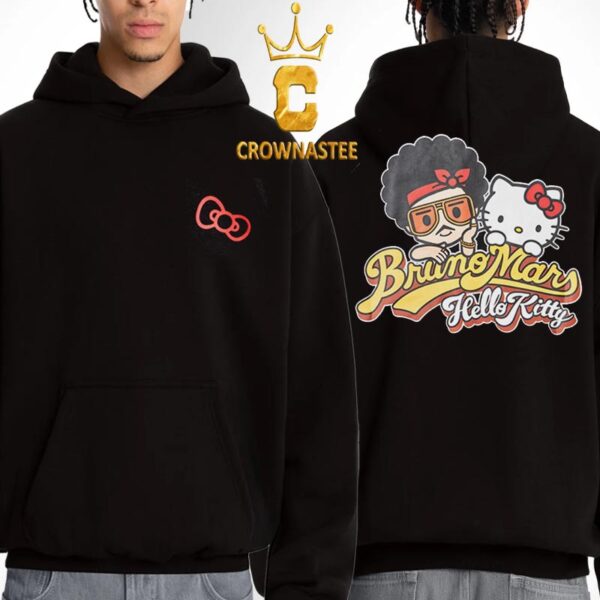 Bruno Mars x Hello Kitty 2024 50th Anniversary Two Sided Hoodie