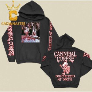 Cannibal Corpse Band Butchered At Birth Poster All Over Print Hoodie